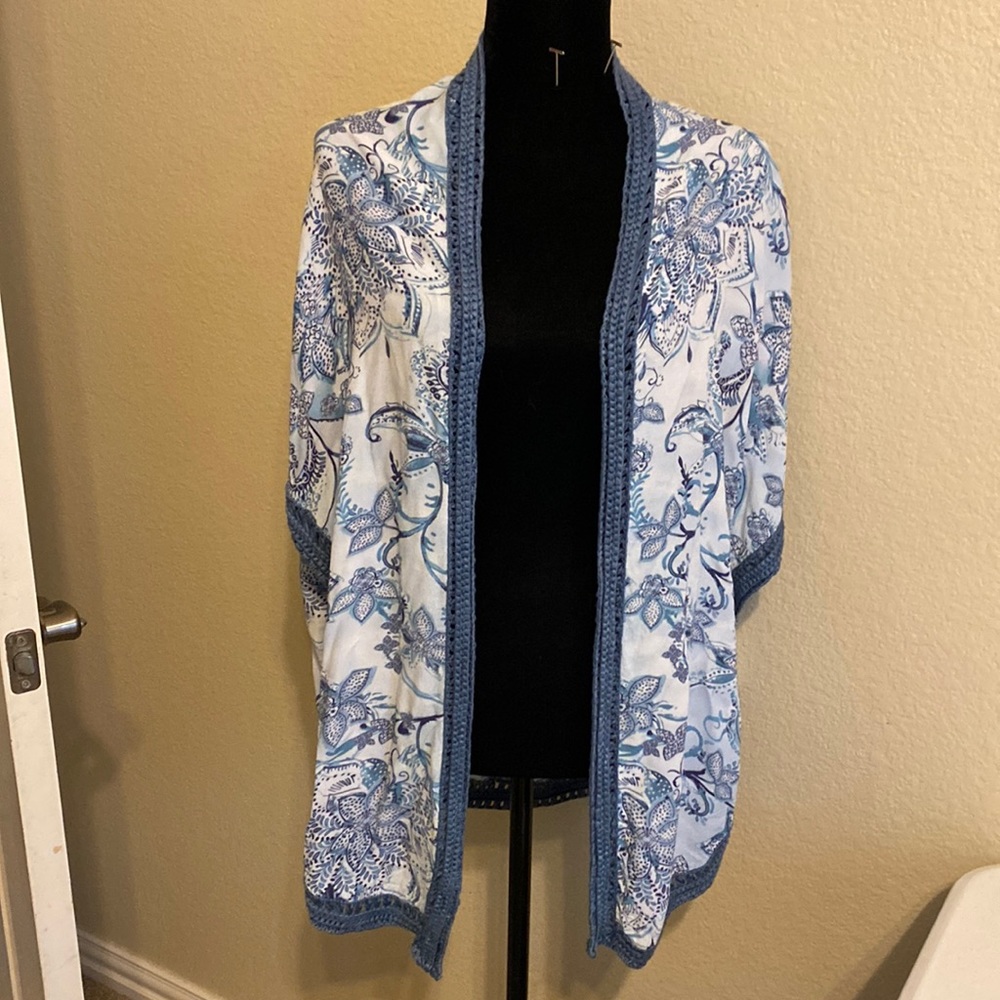 Chico’s Blue Ruana